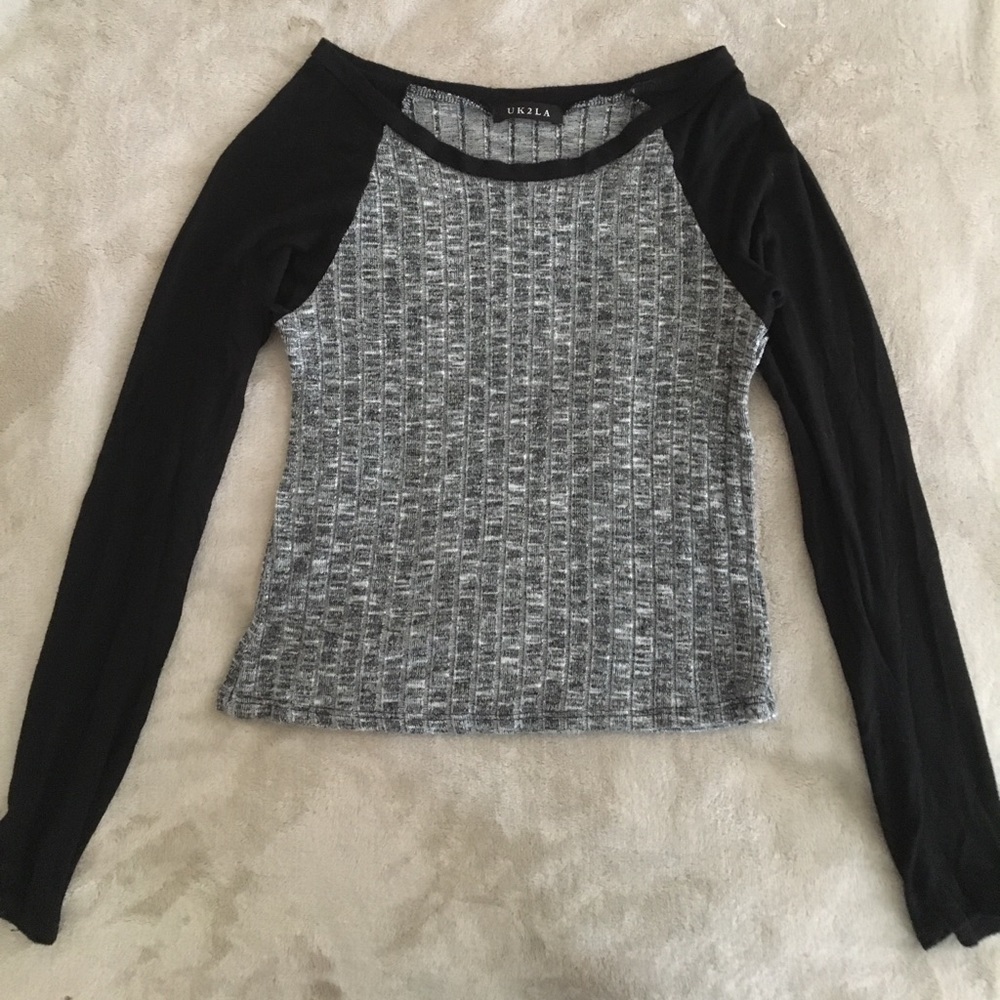 UK2LA Cute Longsleeve Crop Top