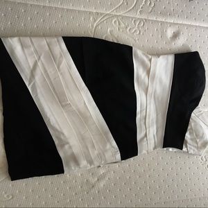 BCBG MAXAZRIA Mini strapless cocktail dress