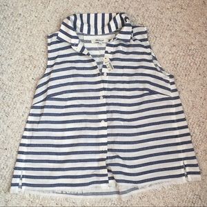 NWT Madewell Button Up Tank