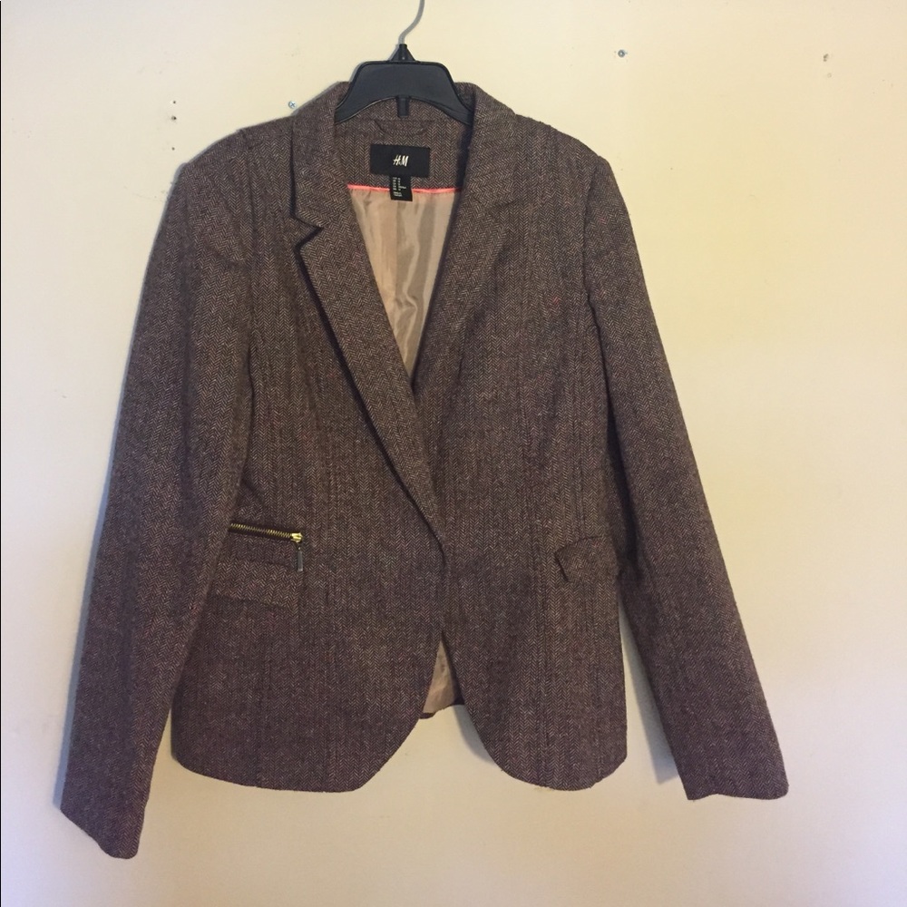 Brown Tweed Blazer