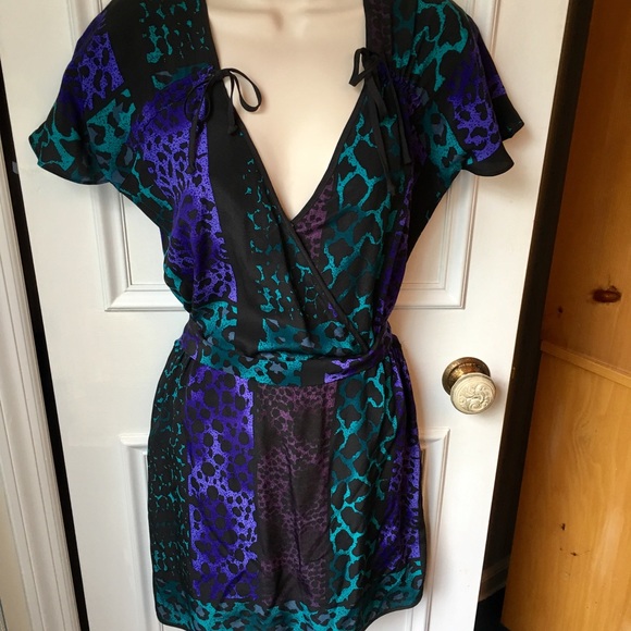 yumi animal print dress