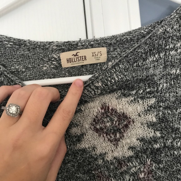 Crop Aztec sweater - Picture 3 of 3