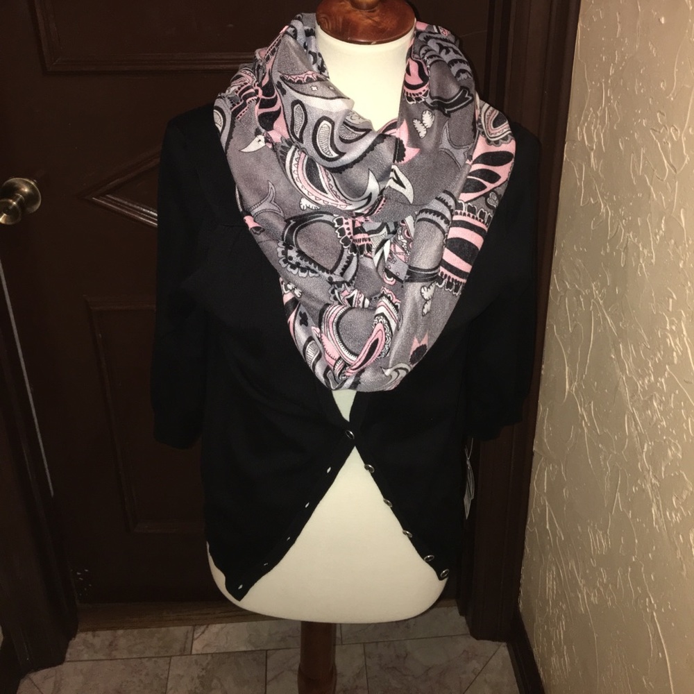 Style & Co black cardigan