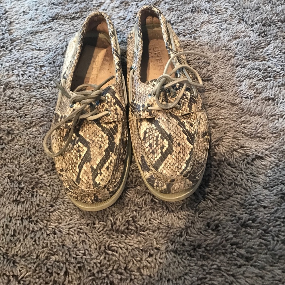 Snakeskin Sperry Top-Siders