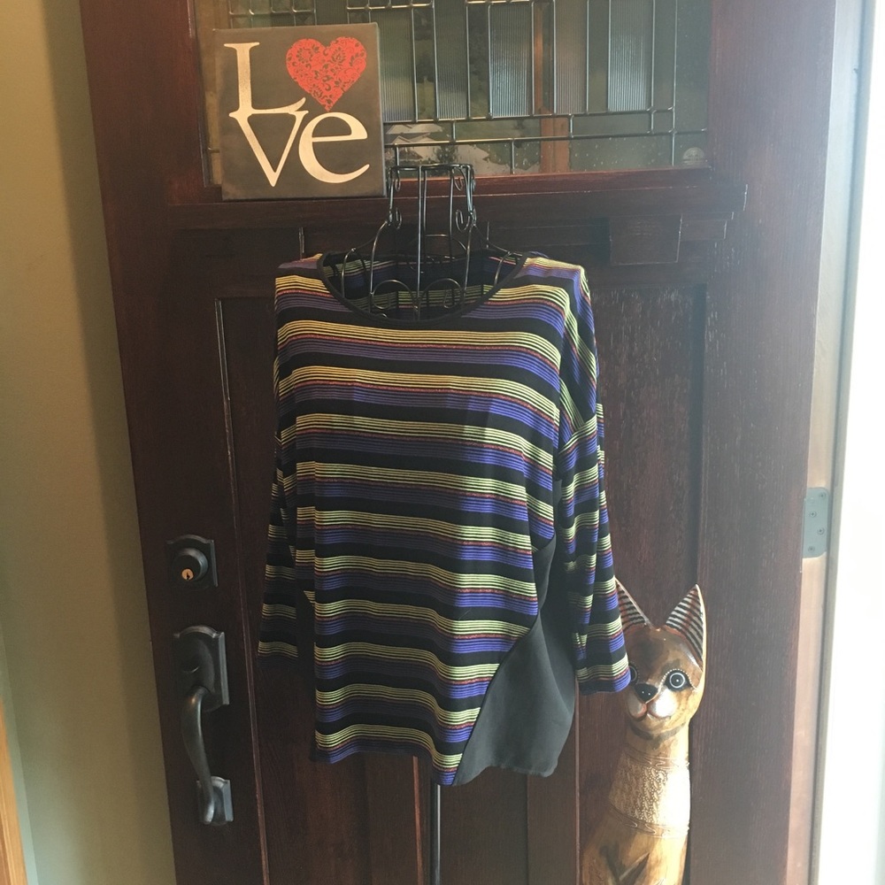 mac jac top in beautiful stripes!