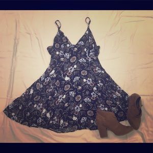 American Eagle Black American Sundress
