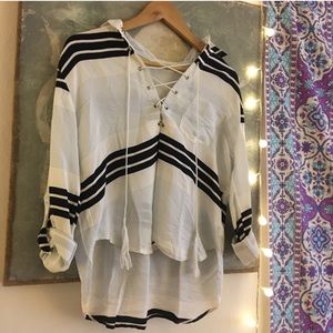 Faithfull the Brand lace up shirt