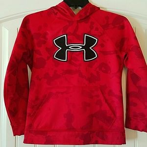 Boys under armour logo hoodie