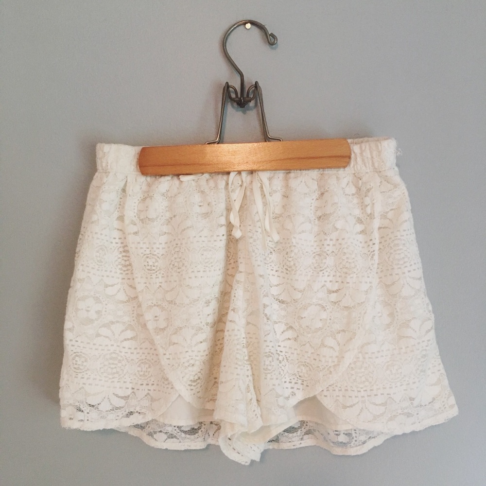 Lace shorts by Hollister