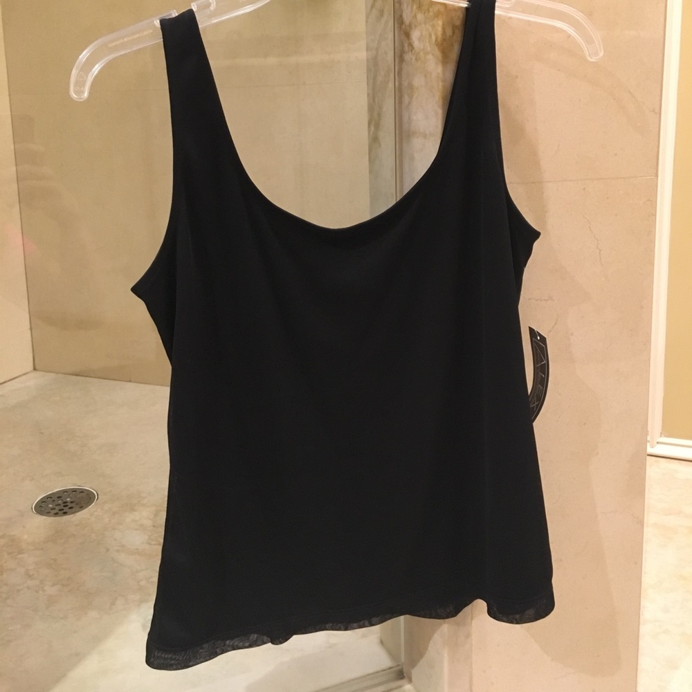 Alex Evenings black overlay shell