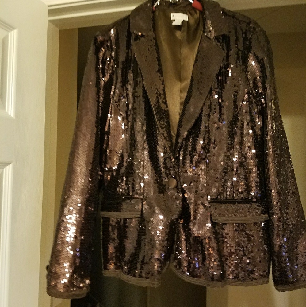 Sequin covered blazer by Chico's