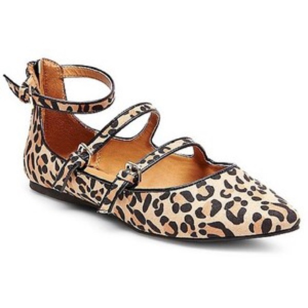 🌟NWT🌟 Mossimo strappy flats w/ zipper back