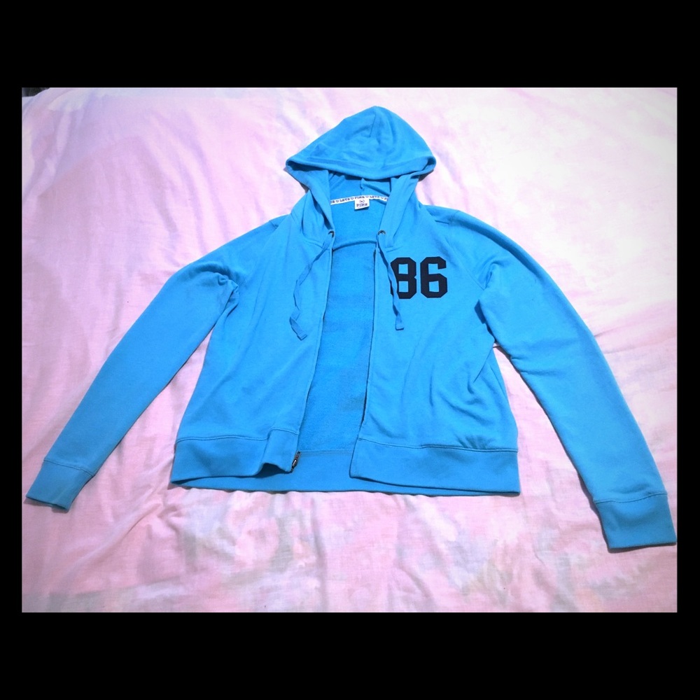 Victoria Secret PINK Zip up Hoodie Size Large