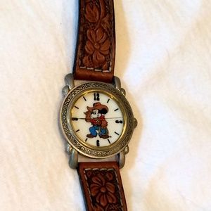 Rare Micky Mouse Western Watch with original box