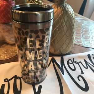 Vs pink leopard cheetah coffee cup mug