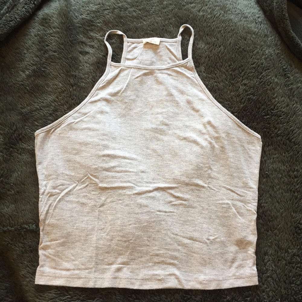 Brandy Gray Cropped Tank