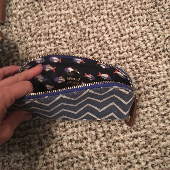 Pretty little ships purse, wallet, and 2 pouches - Picture 5 of 5