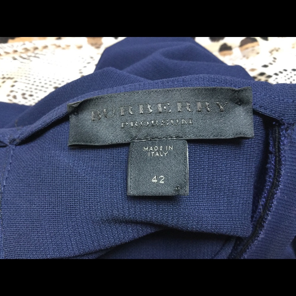 Burberry Blue strapless dress - Picture 5 of 8