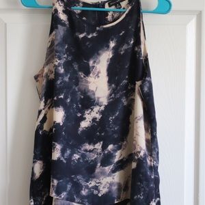 Galaxy Printed Sleeveless Blouse