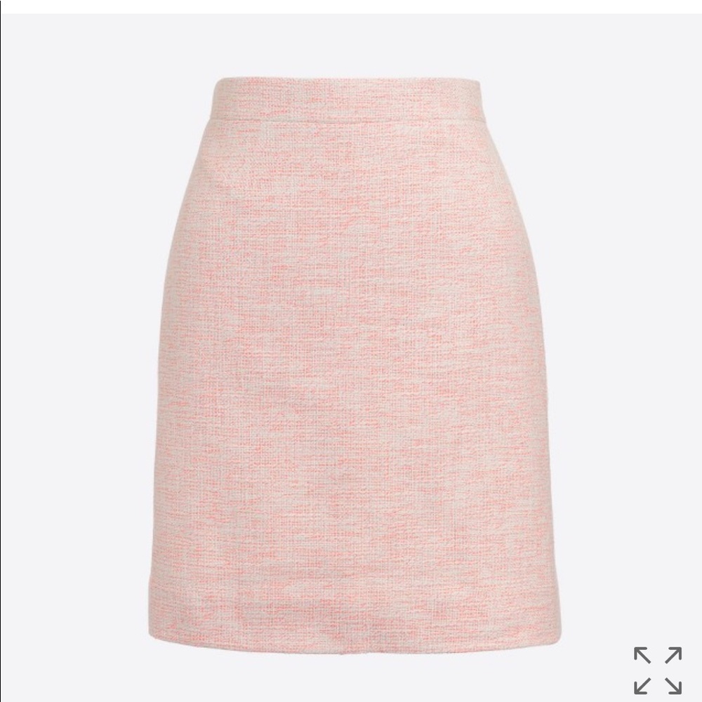 Jcrew Striped Tweed Skirt