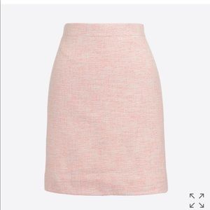 Jcrew Striped Tweed Skirt