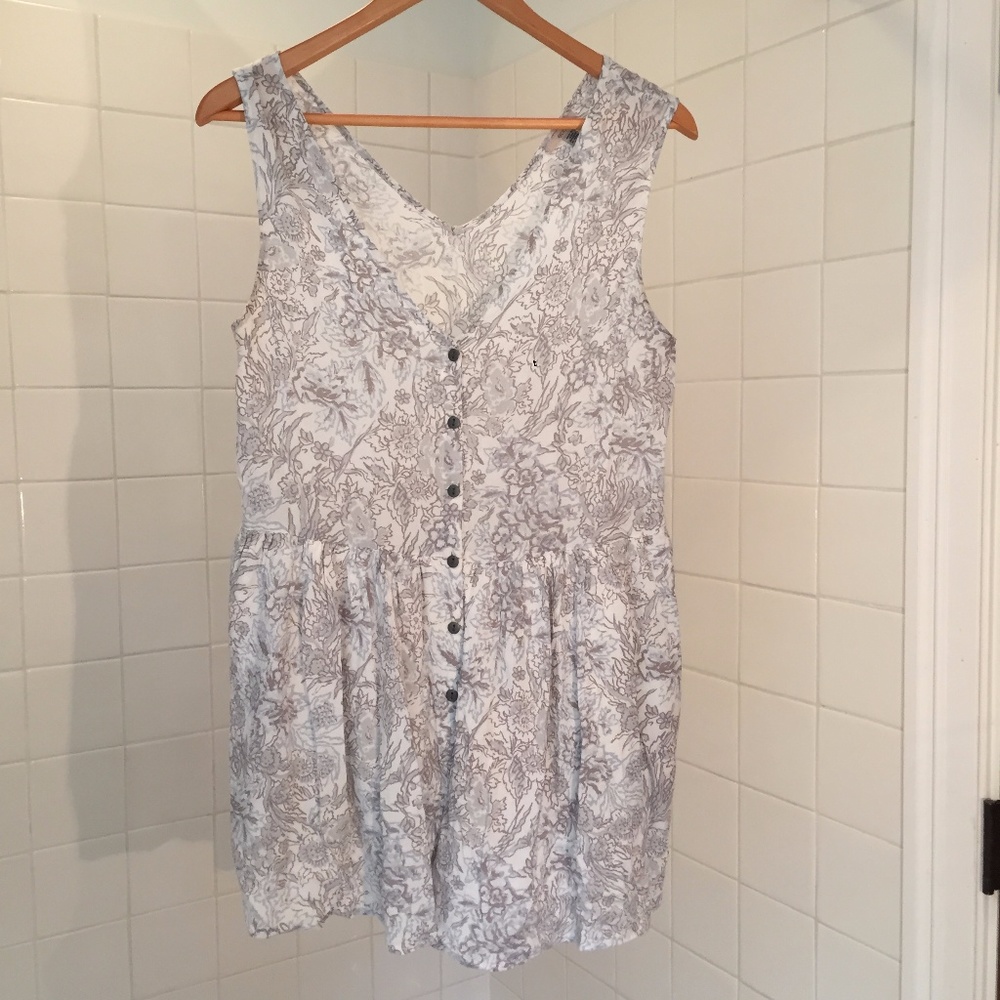 Urban Outfitters Ecote Floral Romper