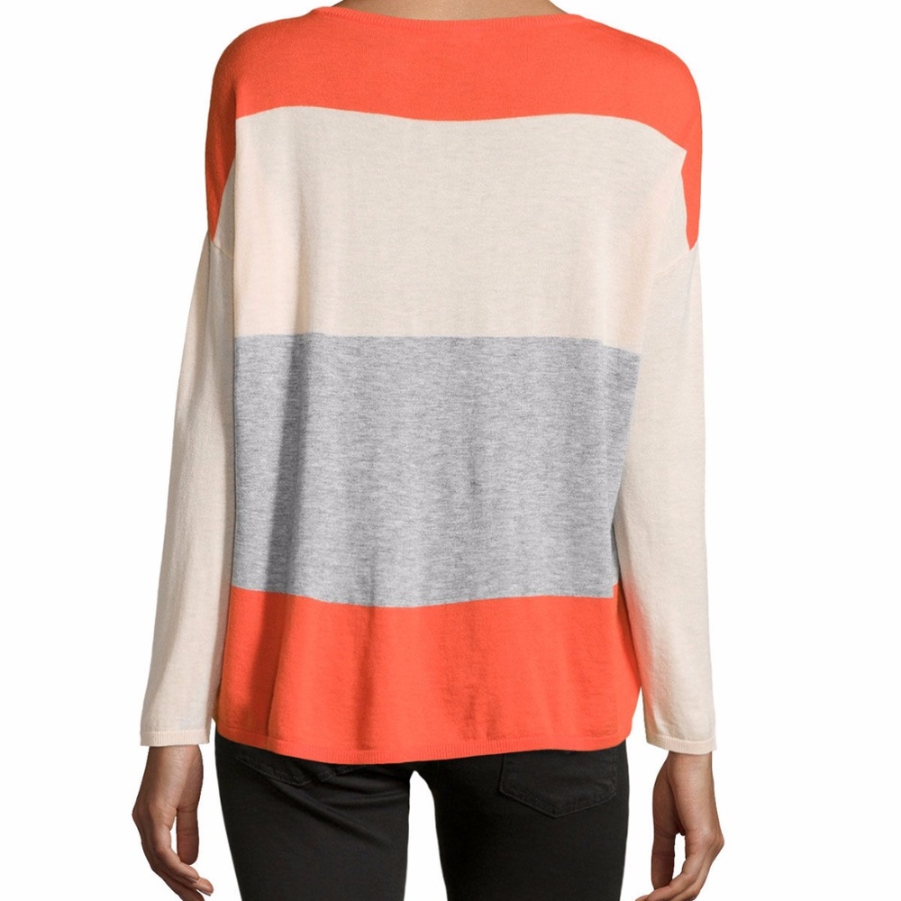 Joie Maine Striped Pullover Sweater Sz S