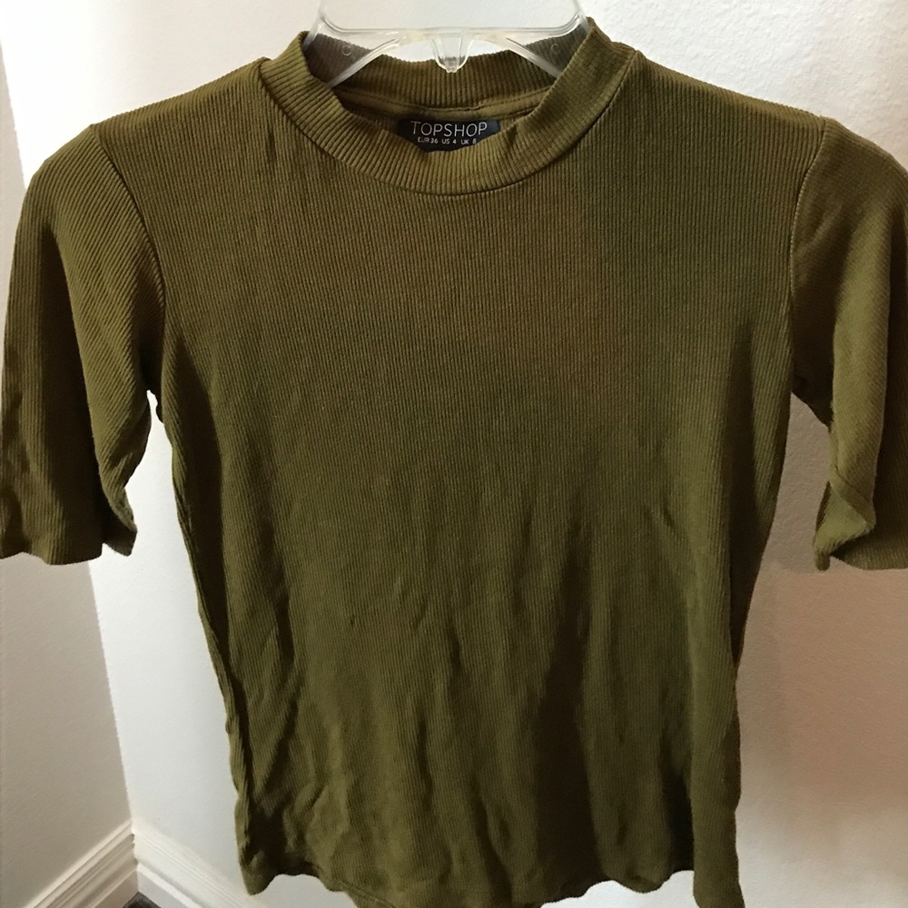 top shop ribbed top