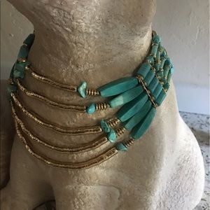 Jaw dropping turquoise necklace!  Custom jewelry