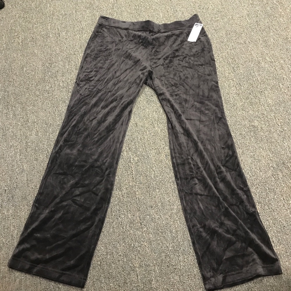 Black Velour Pants