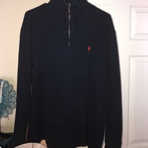 Polo half zip pullover