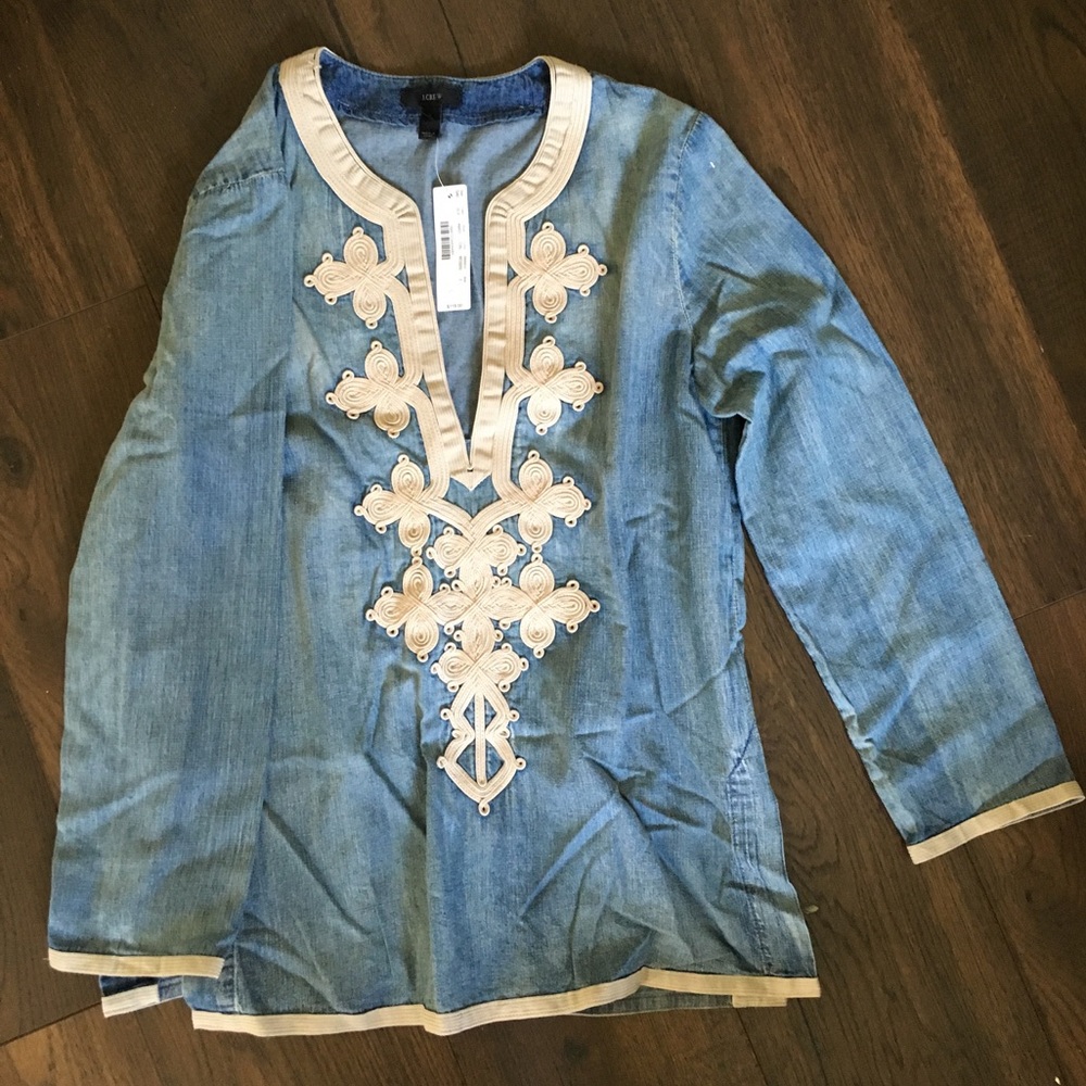 Jcrew Denim Top
