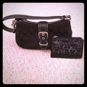 Bundle sale on authentic Coach purse and wallet