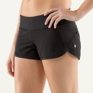 Lululemon Black Running Shorts