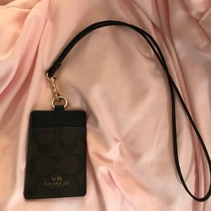 Coach Lanyard with ID case