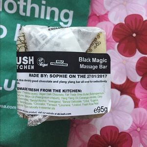 Lush Black Magic 🐍💜massage bar NWT