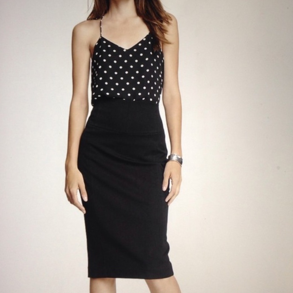 Express Black Pencil Skirt
