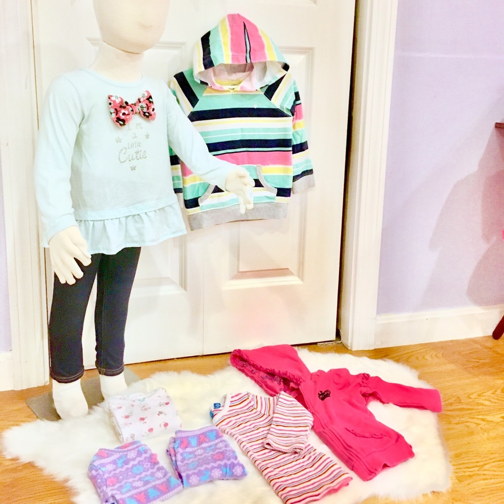 Huge 24M fall winter sets Girl hoodie shirt pajama