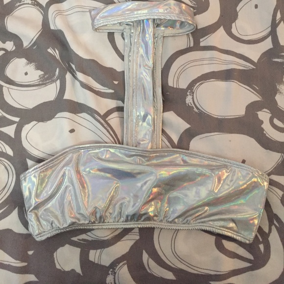 Metallic Bathing Suit Top 👙 - Picture 2 of 2