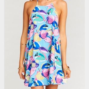 Show Me Your MuMu Katy Halter dress under the sea