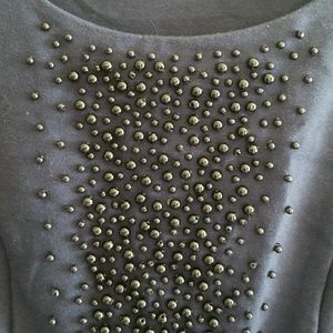 Beautifully Beaded, Navy Boden Dress