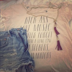 Distressed Magnolia Pearl Hunter S Thompson Tee