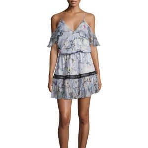 Karina Grimaldi Floral Cold Shoulder Dress