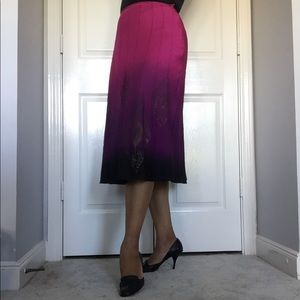 CHICO'S silk skirt