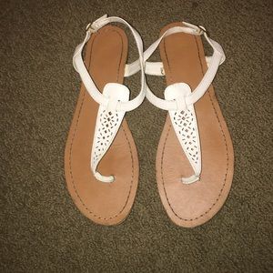 White Thong Sandals from The Gap
