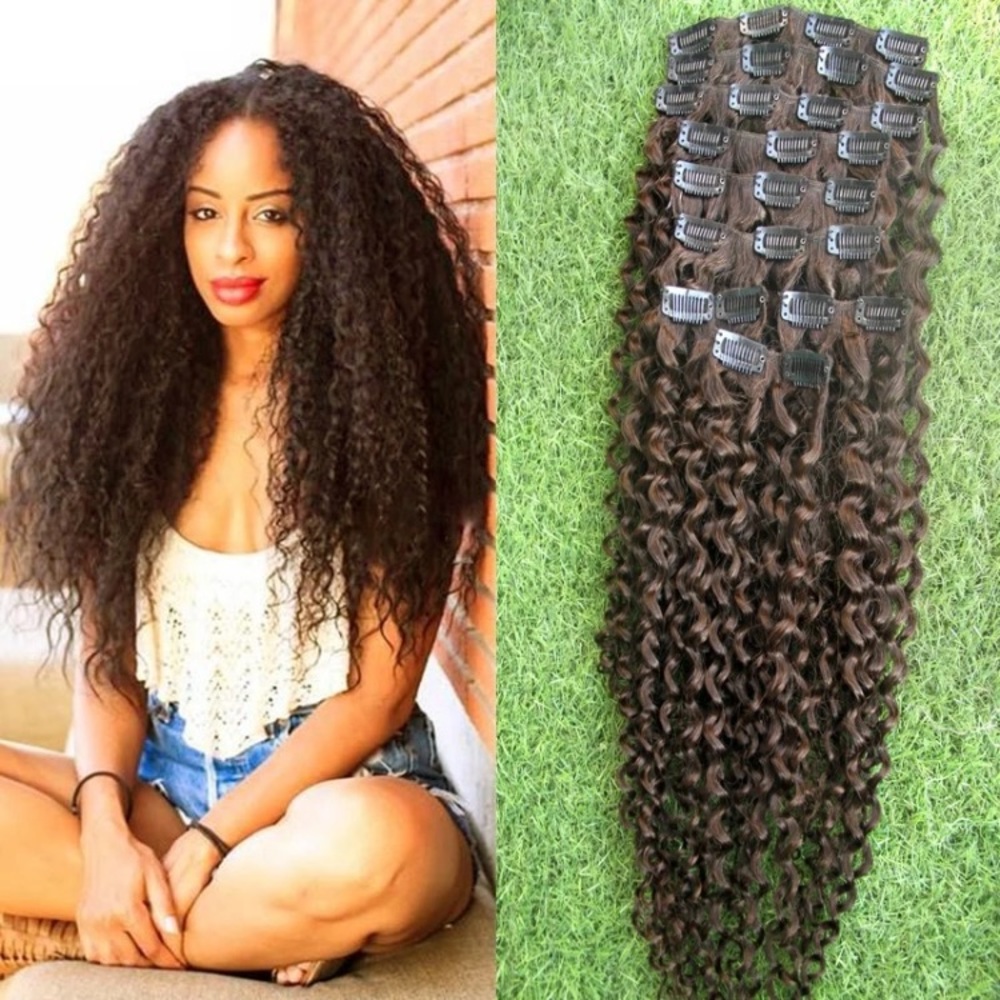 Real Human Hair Clip in Extension
