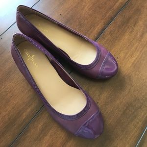 Cole haan Nike air purple wedge 71/2