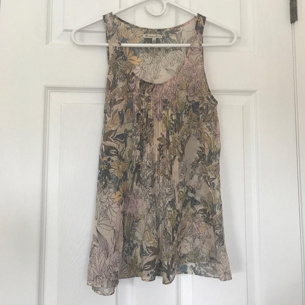 Madewell Silk Floral Top Size XS - Picture 1 of 5