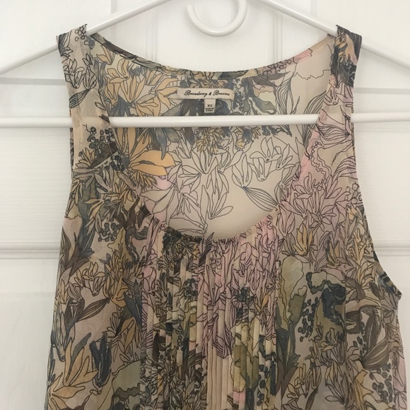 Madewell Silk Floral Top Size XS - Picture 2 of 5