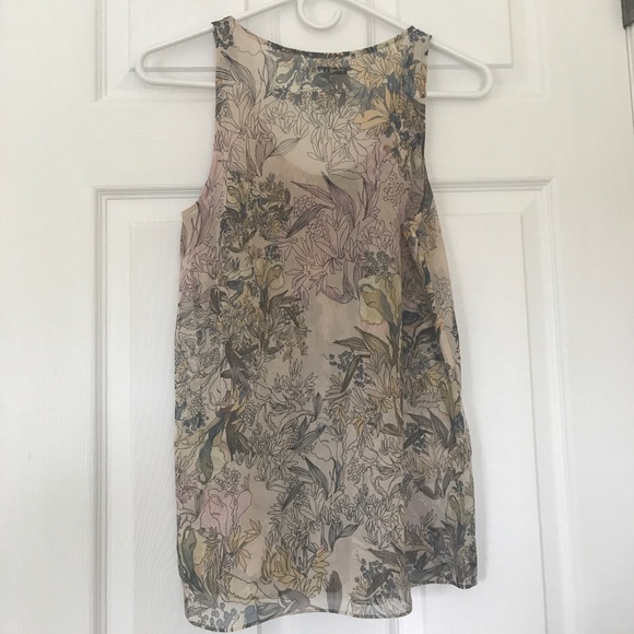 Madewell Silk Floral Top Size XS - Picture 3 of 5
